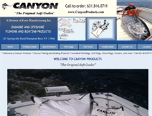 Tablet Screenshot of canyonproducts.com